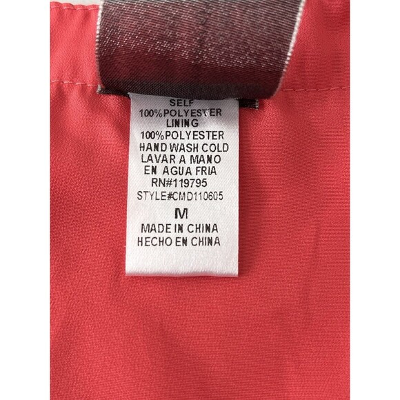 Moon Collection Women's Orange(ish) Flare Pleated Embellished Mini Dress Medium - Picture 7 of 12